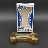 Dogg Lbs - 4" Everyday Dogg Bone Hand Pipe - Gold-Avernic Smoke Shop