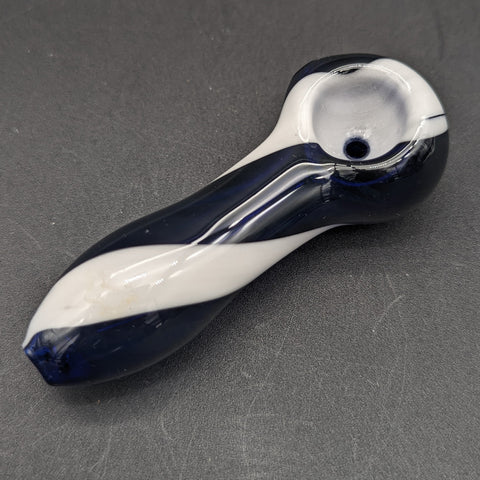 Dual Color Swirl Pocket Hand Pipe 3.3"