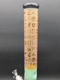 Egyptian Sandblasted 18" Beaker Bong-Avernic Smoke Shop