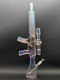 Electroplated AR-15 Glass Water Pipe | 23.75" | 14mm