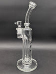 Envy Glass 13" Bent Neck Fixed 4 Hole Bong-Avernic Smoke Shop