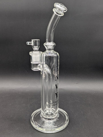 Envy Glass 13" Bent Neck Fixed 4 Hole Bong-Avernic Smoke Shop