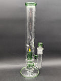 Envy Glass 16" Candle Series Dual Perc Straight Bong-Avernic Smoke Shop