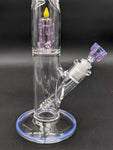 Envy Glass 17" Inline Candle Perc Straight Tube-Avernic Smoke Shop