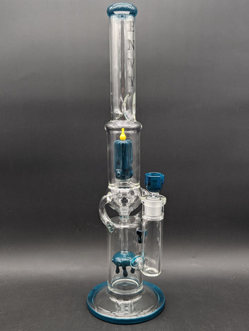 Envy Glass 18" Candle Series Dual Uptake Recycler Bong-Avernic Smoke Shop