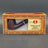 Faux Wood Textured 6" Sherlock Pipe-Avernic Smoke Shop