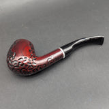 Faux Wood Textured 6" Sherlock Pipe-Avernic Smoke Shop