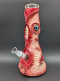 Flesh Monster 3D Beaker Bong 12"