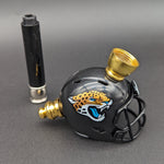 Football Helmet Metal Smoking Pipes