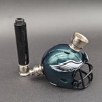 Football Helmet Metal Smoking Pipes