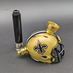 Football Helmet Metal Smoking Pipes