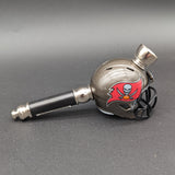 Football Helmet Metal Smoking Pipes