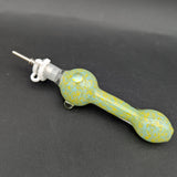 Fritted Glass Nectar Collector w/ Titanium Tip-Avernic Smoke Shop