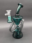Full Color Dual Chamber Recycler Bong