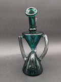 Full Color Dual Chamber Recycler Bong