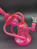 Full Color Glass Twisted Dual Chamber Recycler