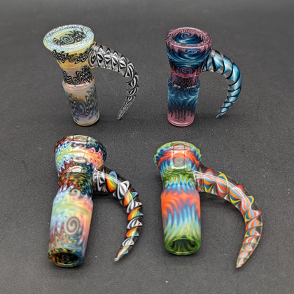 Full Wig Wag 18mm Heady Slide w/ Claw - by Connor Klaus