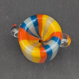 Fully Worked Multi Color Bowl w/ Studs 14mm-Avernic Smoke Shop