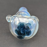 Fumed Flower Spoon Pipe - Reading Glass Militia