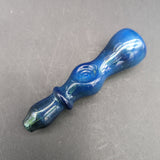Fumed Stamp Chillum Pipes - Reading Glass Militia