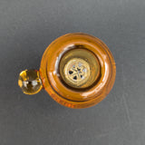 Glass Herb Slide w/ Thick Handle and Screen 14mm Male