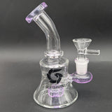 Glass House Circ Perc Glass Water Pipe | 5.5"-Avernic Smoke Shop