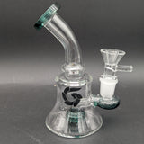 Glass House Circ Perc Glass Water Pipe | 5.5"-Avernic Smoke Shop