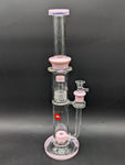 Glasslab 303 16" Dual Perc Straight Tube-Avernic Smoke Shop