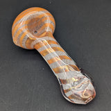 Glow Swirl Inside Out Glass Spoon Pipe | 4.5"