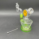 Goody Glass - 4.5" Big Face Mini Rig Water Pipe