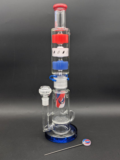 Grateful Dead x Pulsar Cool It Down Glycerin Water Pipe Kit | 16.5"