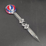 Grateful Dead x Pulsar RBR Glass Recycler Rig Set | 8.5"-Avernic Smoke Shop