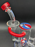 Grateful Dead x Pulsar RBR Glass Recycler Rig Set | 8.5"-Avernic Smoke Shop