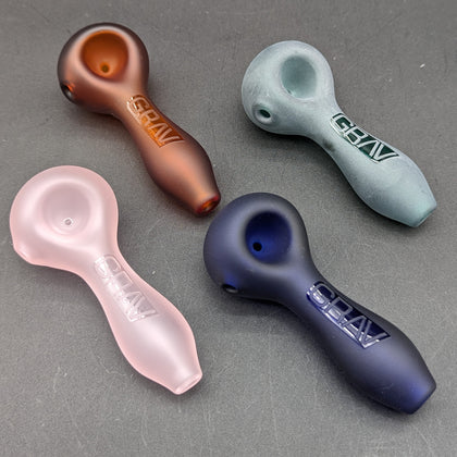 GRAV® Sandblasted Spoon Pipe 4"