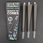 GRAV® - Tall Kings Pre-Rolled Cones with Quartz Tip (3ct)