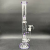 Greek Glass 16" Inline to Inverted 4 Tube-Avernic Smoke Shop
