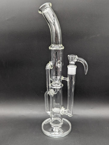 Greek Glass 16.5" Recycler 2.0 Bong