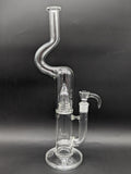 Greek Glass 17" Natty Neck Inline Dome