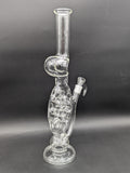 Greek Glass 18" Swiss Tube 2.0 - Side Feeder-Avernic Smoke Shop