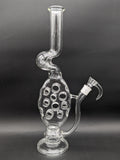 Greek Glass 18" Swiss Tube 2.0 - Side Feeder-Avernic Smoke Shop