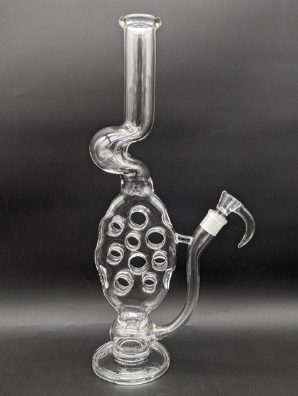 Greek Glass 18" Swiss Tube 2.0 - Side Feeder-Avernic Smoke Shop
