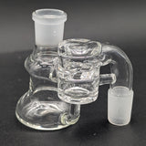 Greek Glass 18mm Ash Catcher w/ Splash Guard