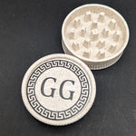 Greek Glass 2 Piece Hemp Grinder-Avernic Smoke Shop
