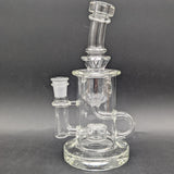 Greek Glass 7.5" Klein Recycler Rig