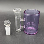 Greek Glass CFL Purple Qtip & Iso Holder-Avernic Smoke Shop