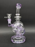 Greek Glass Exo Ball Dab Rig-Avernic Smoke Shop