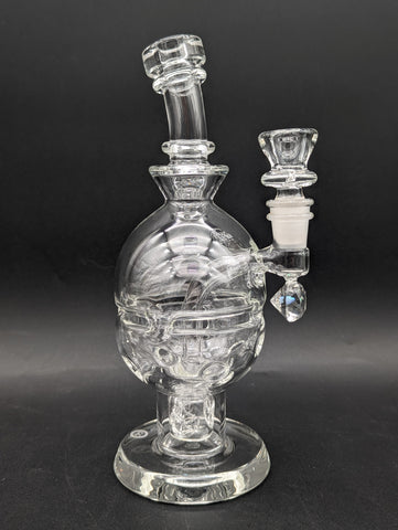 Greek Glass Faceted Fab Egg Dab Rig-Avernic Smoke Shop
