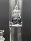 Greek Glass Inline to 360 Grid Cap Tube w/ Marble