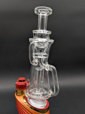Greek Glass Puffco Dual Uptake Recycler