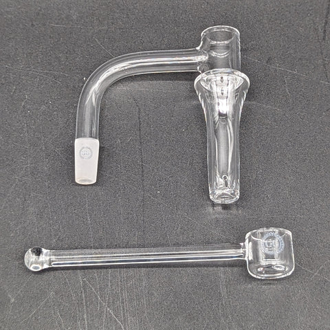 Greek Glass Quartz Terp Feeder Set 14mm-Avernic Smoke Shop